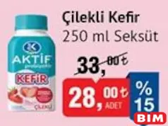 SEK ÇİLEKLİ KEFİR 250 ML